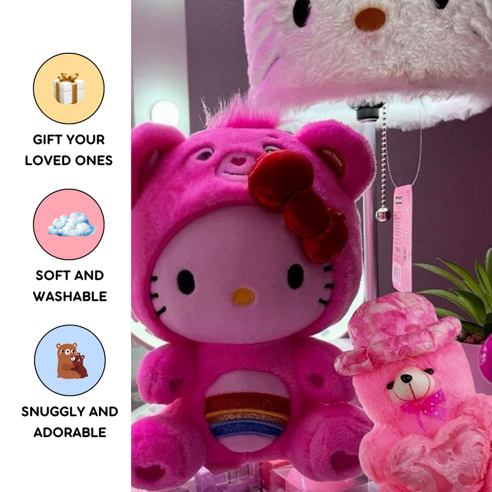 Fluffies™ Bundle - Hello Kitty and Valentines Ted