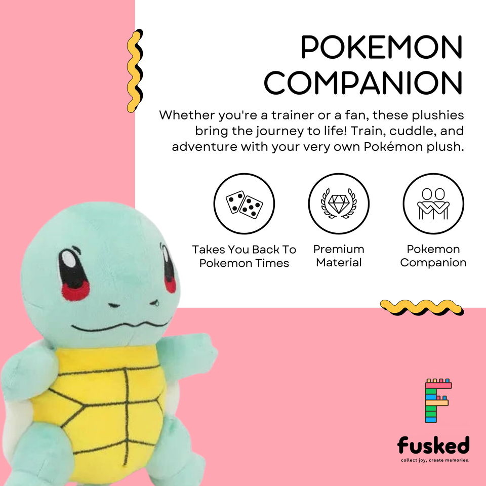 Fusked™ Fluffies Pokemon Companion - Train Your Pokemon
