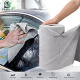 Discount Store™ Microfiber Cleaning Cloth Roll – (20 Sheets) Reusable & Super Absorbent