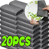 Discount Store™ Microfiber Cleaning Cloth Roll – (20 Sheets) Reusable & Super Absorbent