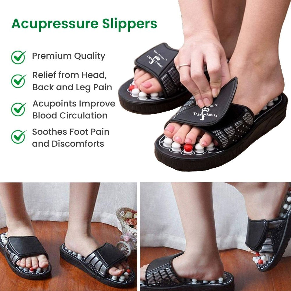 Acupressure Foot Massager Slippers | Pain Relief, Stress Relief | Total Wellness for Men & Women