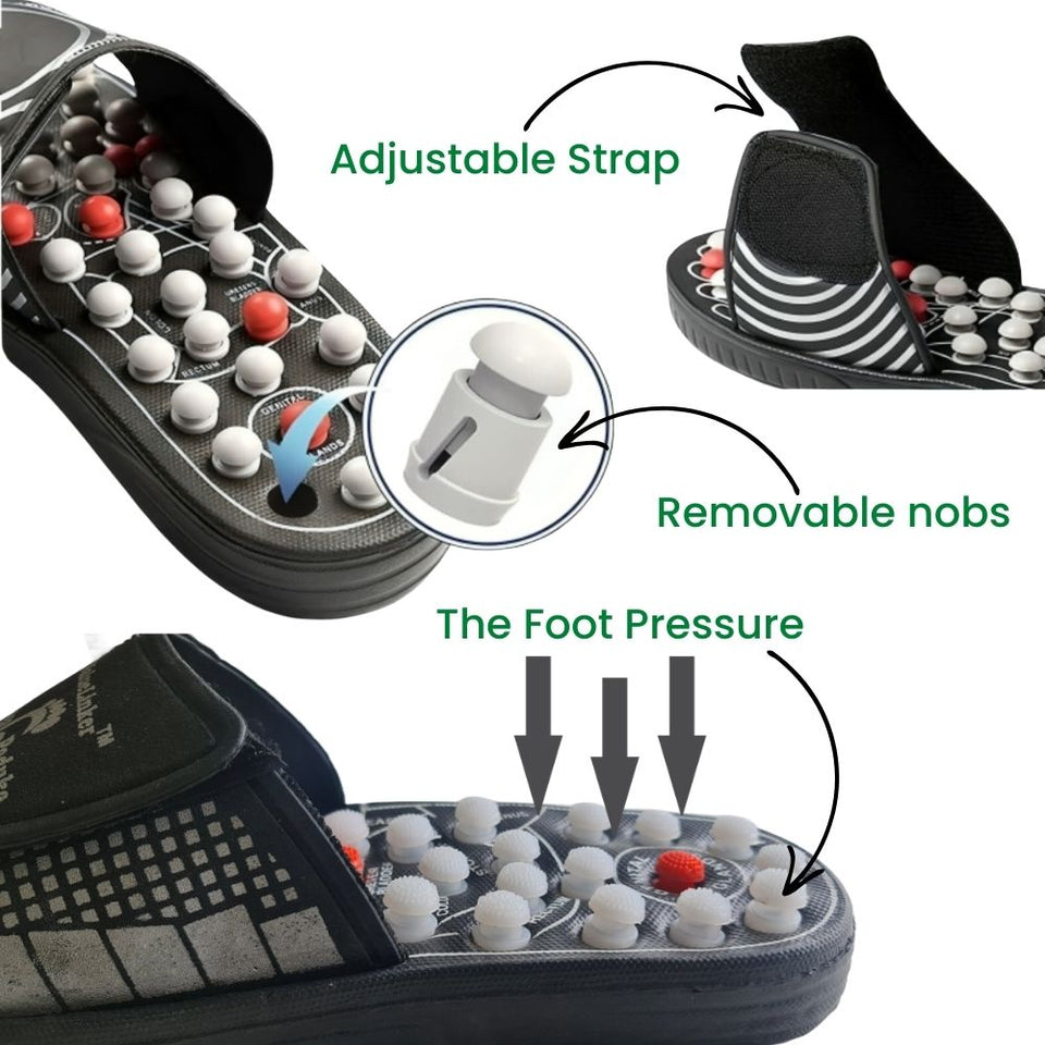 Acupressure Foot Massager Slippers | Pain Relief, Stress Relief | Total Wellness for Men & Women